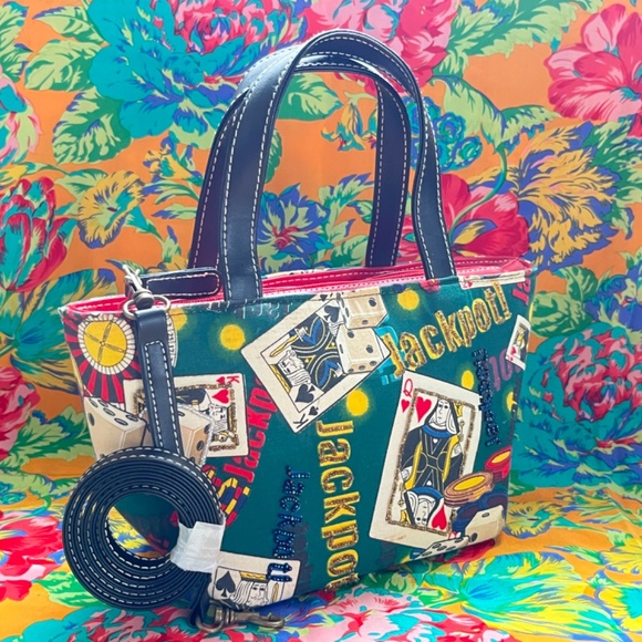 VINTAGE Bag Novelty Convertible Casino/Gambling - Picture 4 of 11